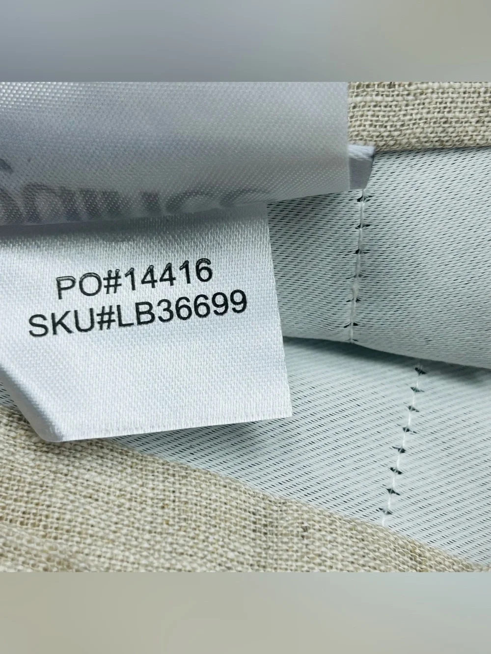 NWT QUINCE Set Of 2 48x108 European Linen True Blackout Curtains Flax 9056